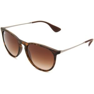 Ray-Ban Women's Gradient Erika Round Sunglasses